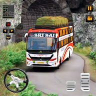 歐洲高速公路真正的公共汽車 3d